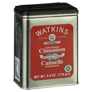 Watkins Pure Ground Cinnamon Tin 6 Oz.