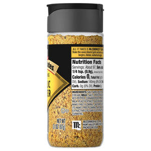 Mccormick Grill Mates Garlic Butter Seasoning, 3.1 Oz Bottle