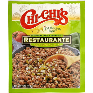 CHI-CHI'S Restaurante Seasonings Mix, 0.78 Oz Plastic Pouch
