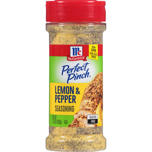 Mccormick PERFECT PINCH Gluten Free Lemon Pepper Seasoning, 5.750 Oz Bottle