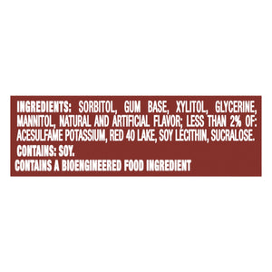 Trident Sugar Free Gum, Cinnamon, 3 Packs of 14 Regular Size Pieces (42 Total Pieces)