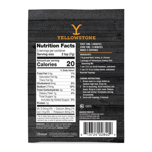 Yellowstone Cowboy Chili Seasoning 1.25 Oz