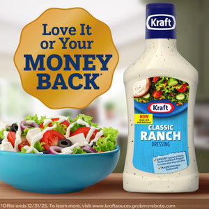 Kraft Classic Ranch Dressing, 16 Fl Oz Bottle
