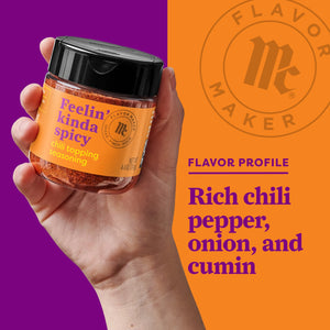 Mccormick Flavor Maker Chili Topping Seasoning, 4.4 Oz Jar