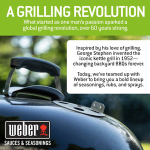Weber Garlic Parmesan Seasoning, Gluten Free, 4.3 Oz