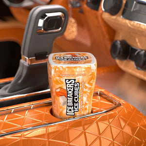 ICE BREAKERS Ice Cubes Orange Cream Pop Sugar Free Chewing Gum Bottle, 3.24 Oz