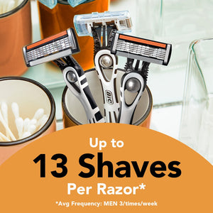 BIC Flex 5 Men'S 5-Blade Disposable Razor, Smooth Shave, 10 Count