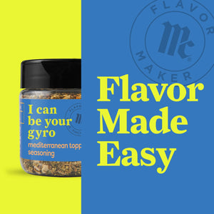 Mccormick Flavor Maker Mediterranean Topping Seasoning, 2.7 Oz Jar
