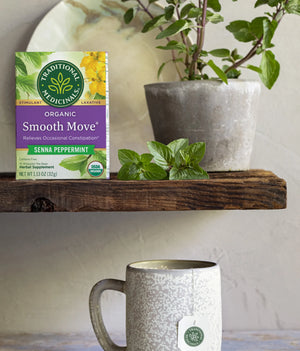 Traditional Medicinals, Organic Smooth Move Tea Bags, Peppermint, 16 Count