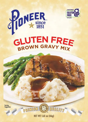 Pioneer Gluten Free Brown Gravy Mix 1.61 Oz. Packet