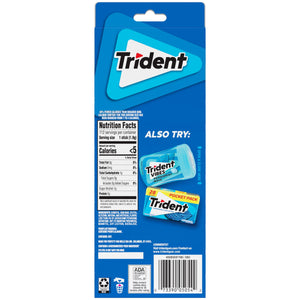 Trident Sugar Free Gum, Original, Value Pack, 8 Packs of 14 Pieces (112 Regular Size Pieces)