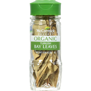 Mccormick Gourmet Organic Turkish Bay Leaves, 0.18 Oz Bottle