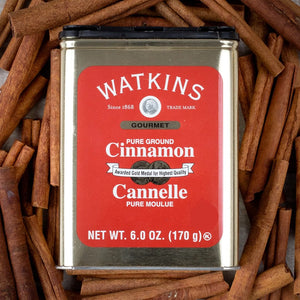 Watkins Pure Ground Cinnamon Tin 6 Oz.