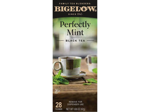 Bigelow Perfectly Mint Black Tea Bags, 1 Box (Quantity)