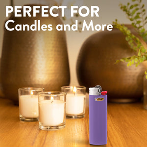 BIC Classic Lighter, Assorted Colors, 14-Pack of Pocket Lighters, Safe And
