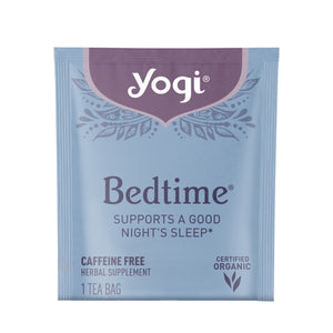 Yogi Tea Bedtime, Caffeine-Free Organic Herbal Tea, Wellness Tea Bags, 16 Count