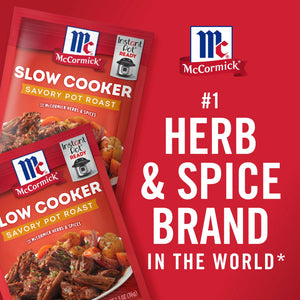 Mccormick Slow Cooker Savory Pot Roast Seasoning Mix, 1.3 Oz Envelope