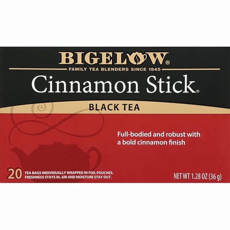 Bigelow Tea Cinnamon Stick, Black Tea Bags, 20 Count