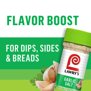 Lawry'S Kosher Classic Coarse Ground Garlic Salt, 11 Oz Bottle