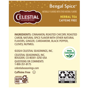 Celestial Seasonings Bengal Spice Herbal Tea Bags (20 Count)