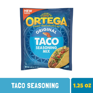 Ortega Original Taco Seasoning Mix, Kosher, 1.25 Oz