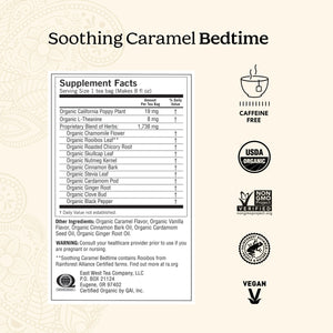Yogi Tea Soothing Caramel Bedtime, Caffeine-Free Herbal Tea Bags, 16 Count