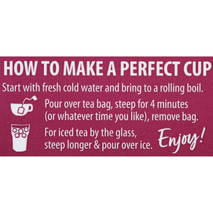 Bigelow Blackberry Citrus plus Zinc, Caffeine-Free Herbal Tea Bags, 18 Count