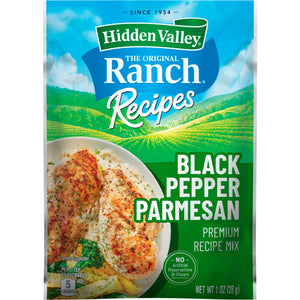 Hidden Valley Ranch Night Black Pepper Parmesan Premium Seasoning Mix, 1 Oz