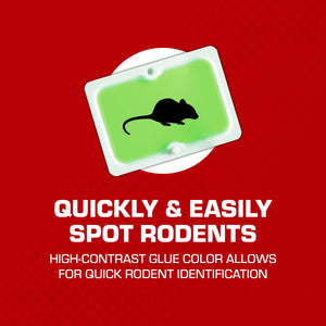 Tomcat Super Hold Glue Traps Mouse Size, 4 Traps, 2-Pack