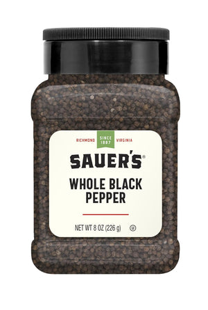 Sauer'S Value, Whole Black Pepper, 8 Ounce (Pack of 1)