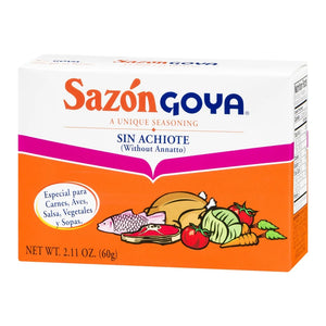 Goya Sazon without Annatto Seasoning, 2.11 Oz