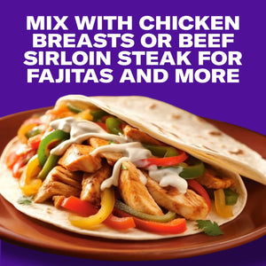 Taco Bell Original Fajita Seasoning Mix, 1.4 Oz Packet