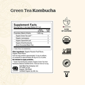 Yogi Tea, Green Tea Kombucha Tea, Tea Bags, 16 Ct, 1.12 OZ