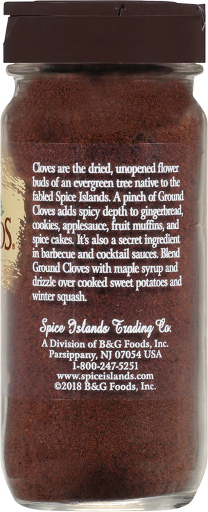 Spice Islands Ground Cloves, Kosher, 1.9 Oz