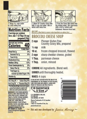 Pioneer Gluten Free Country Gravy Mix 2.75 Oz.