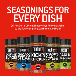 Weber Kick'N Chicken Seasoning, Gluten Free, 5 Oz
