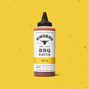 Kinder'S Sweet and Tangy Gold BBQ Sauce, 15.3 Oz Squeeze Bottle