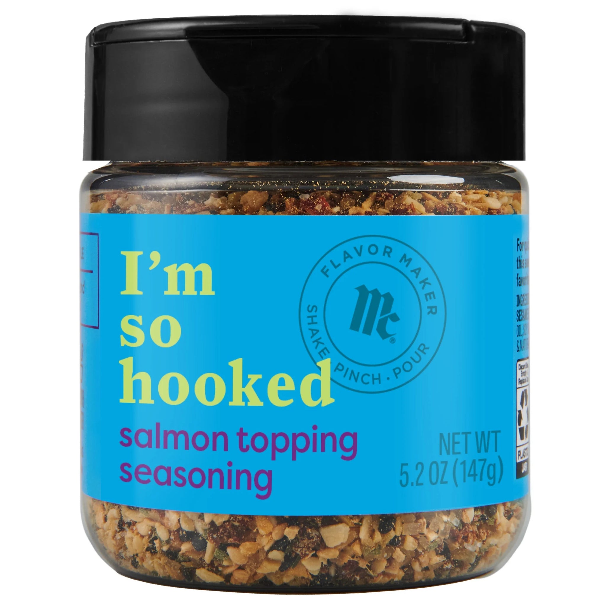 Mccormick Flavor Maker Salmon Topping Seasoning, 5.2 Oz Jar