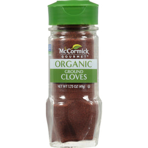 Mccormick Gourmet Organic Ground Cloves, 1.75 Oz Bottle