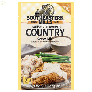 Southeastern Mills Sausage Flavored Country Gravy Mix, 2.75 Oz Pouch