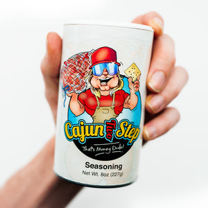Cajun Two Step, All Purpose Seasoning, Great on All Types of Proteins. Low in Sodium, Packed with Great Cajun Flavor for the Whole Family