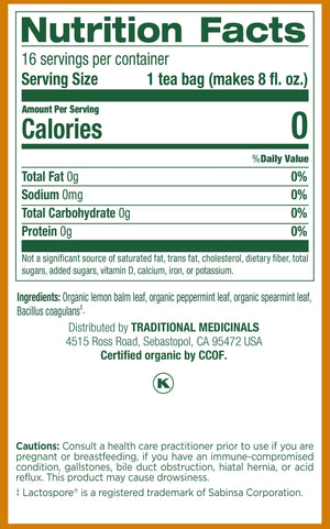 Traditional Medicinals Triple Mint, Tea Bags, 16 Ct