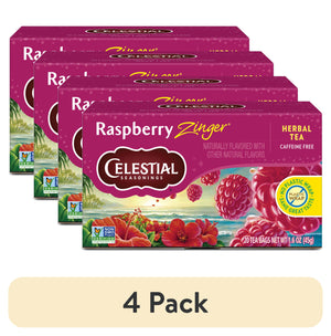 () Celestial Seasonings Raspberry Zinger Caffeine-Free Herbal Tea Bags (20 Count)