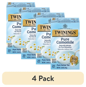 () Twinings Pure Camomile Herbal Tea Bags, Caffeine Free, 20 Count Box