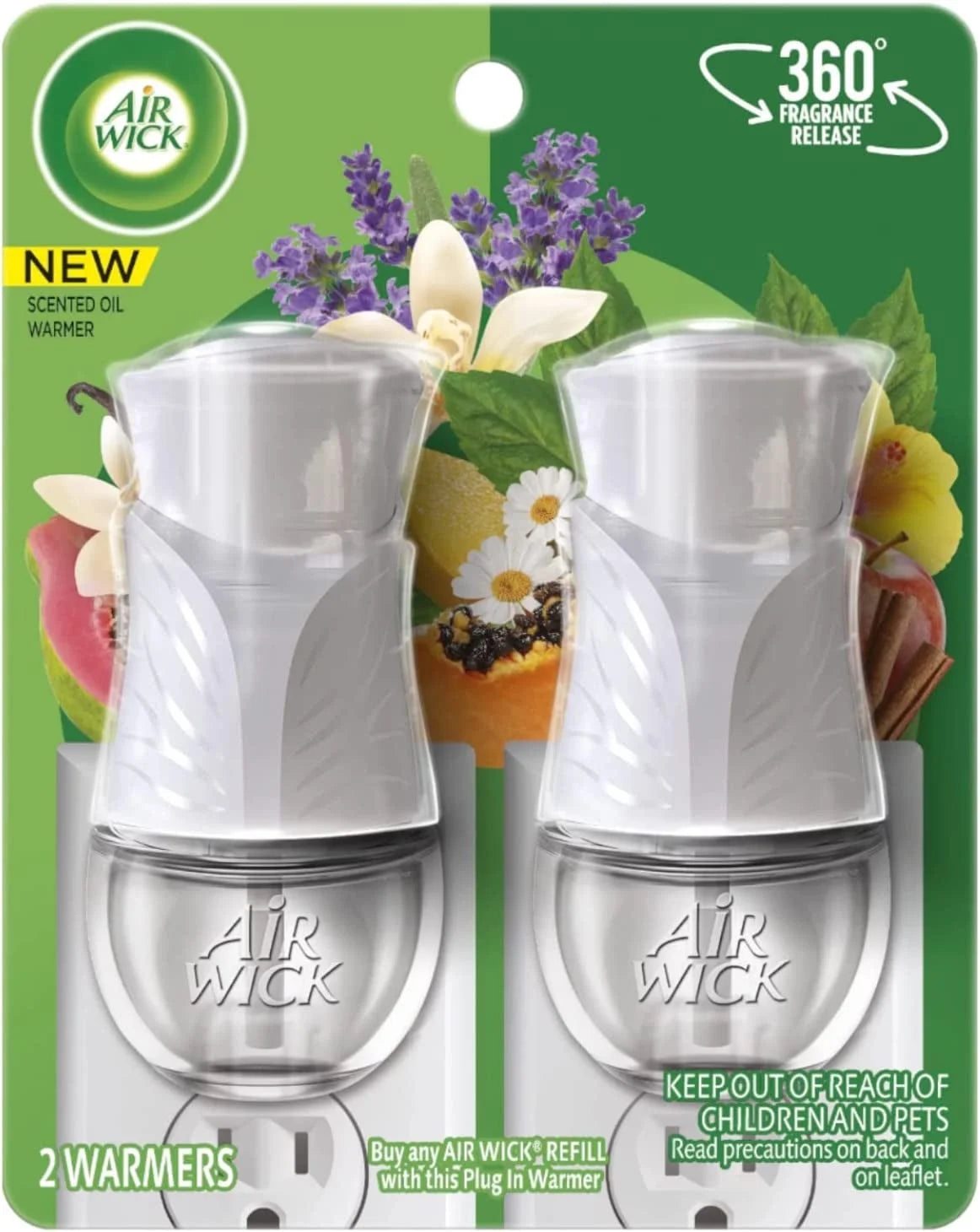Air Wick Scented Oil Air Freshener Warmer, 2 Ea