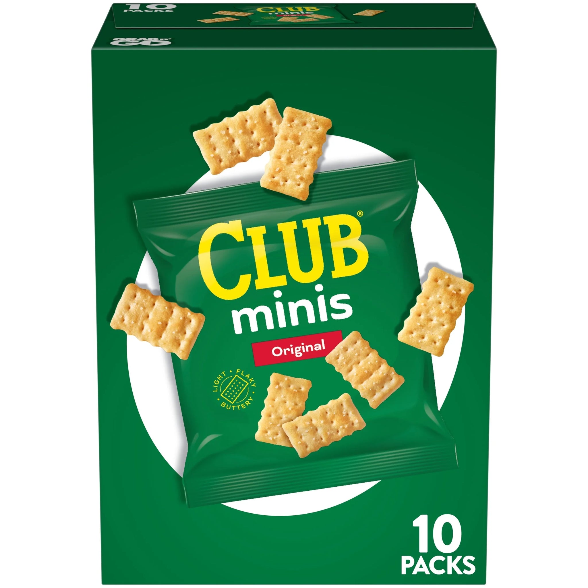 Club Minis 10CT Original Mini Crackers, Lunch Snacks, 10 Count