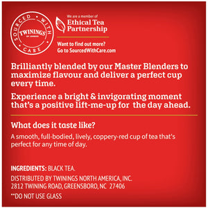 Twinings English Breakfast Keurig Tea Pods, 12 Ct, Caffeinated