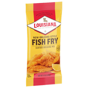 Louisiana Fish Fry Products N. O. Style Fish Fry Breading Mix W/Lemon 10 Oz Bag