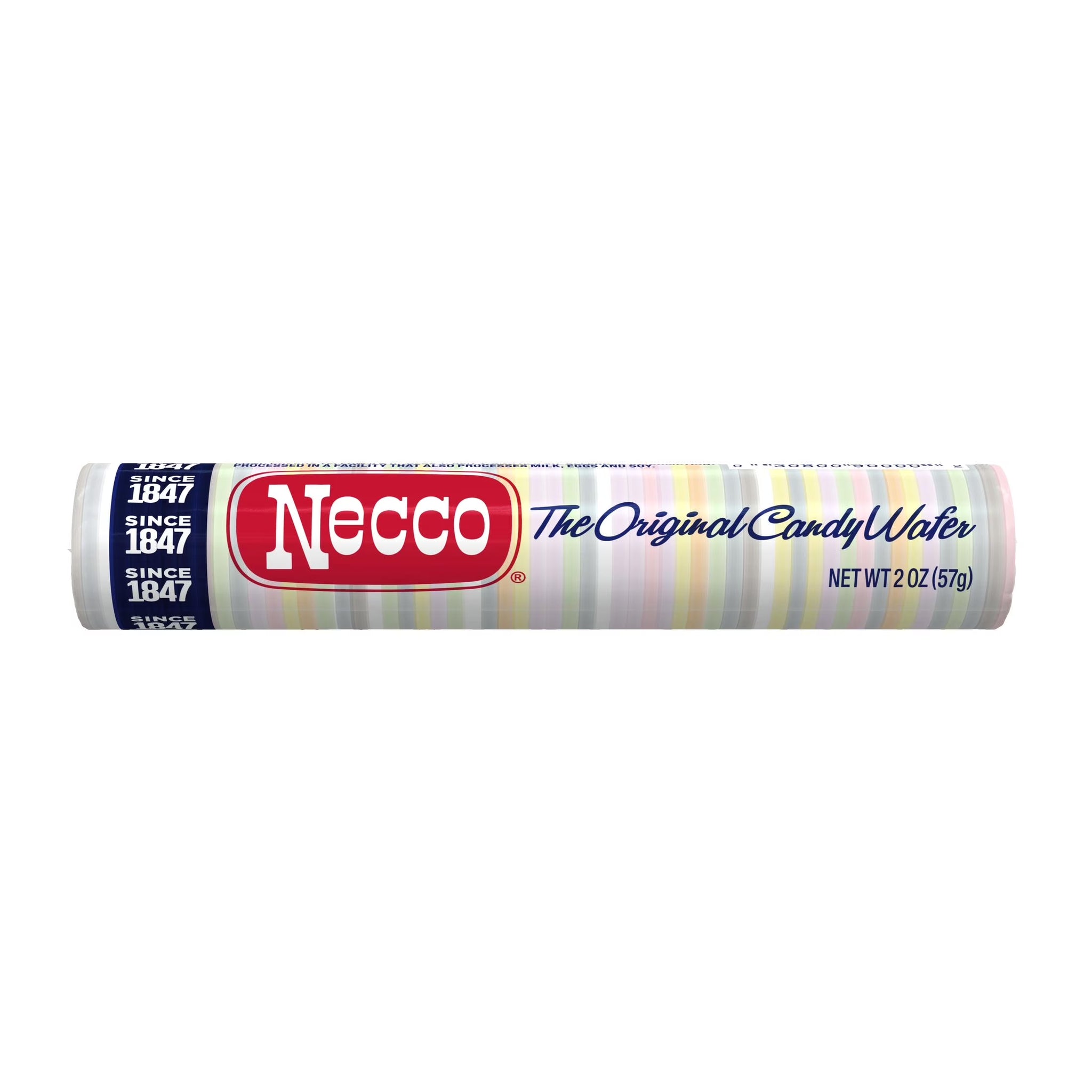 Necco Wafers Original Assorted Flavors Hard Candy, 2 Oz Roll