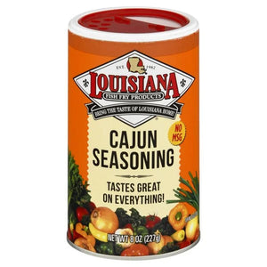 Louisiana Fish Fry Products Cajun Seasoning, 8 Oz Container. Perfect Season All Spice for Cooking.